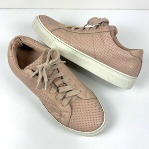 Greats Shoes Italian Greats The Royale Perforated Blush Pink Sneakers Womens 8.5